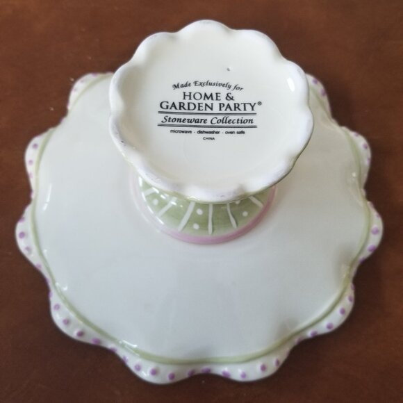 Home & Garden Party Pedestal Dessert Tray - Picture 3 of 7